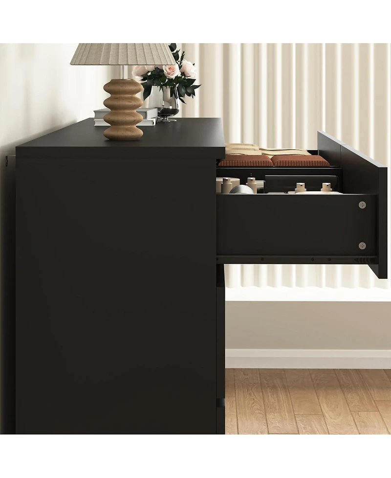 Streamdale Furniture 8-Drawer Modern Wood Dresser for Bedroom and Closet