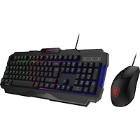 Msi Forge GK100 Combo Rgb Wired Gaming Keyboard and Mouse