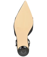 Nine West Women's Padell Embellished Slingback Stiletto Pumps