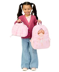 Biz & Bean Toddler Girls' Ballerina Preschool Backpack and Lunch Bag, 2-Piece Set