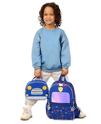 Biz & Bean Toddler Boys' Policeman Preschool Backpack and Lunch Bag, 2-Piece Set
