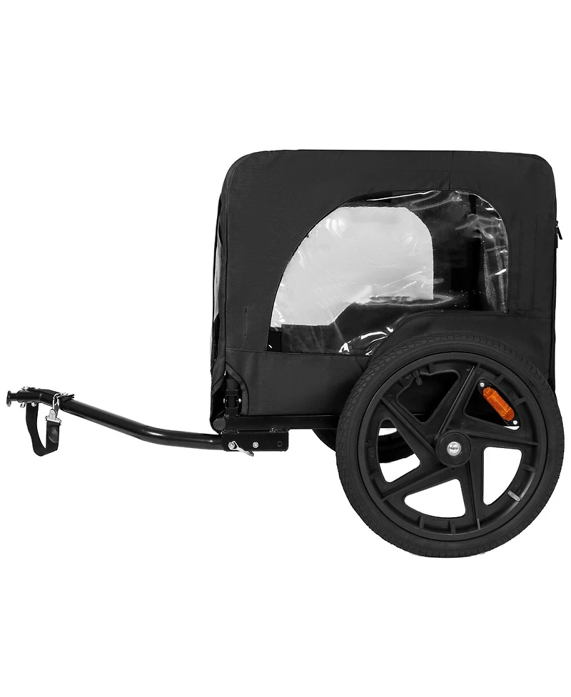 Streamdale Furniture Heavy Duty Collapsible Pet Bike Trailer with All-Terrain Wheels