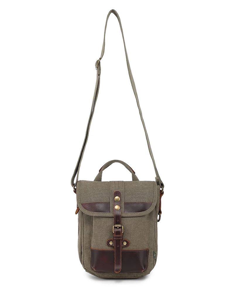 Tsd Brand Valley Trail Canvas Messenger Bag