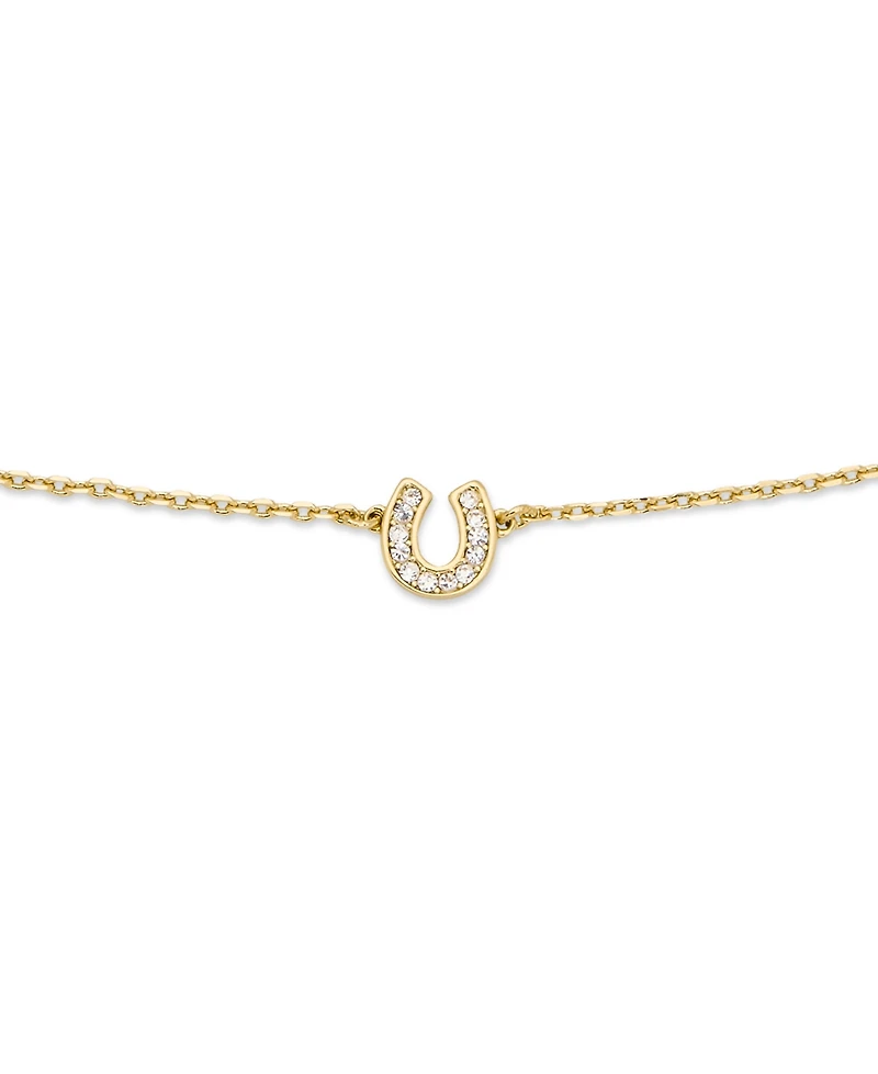 kate spade new york Cubic Zirconia Pave Horseshoe Bracelet