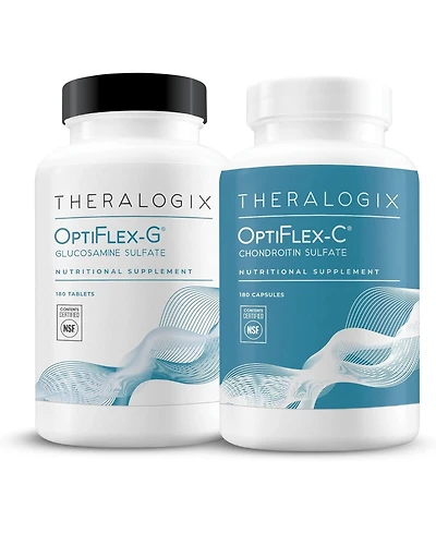 Theralogix OptiFlex Complete - 90-Day Supply - Glucosamine and Chondroitin Supplement - Support Healthy Joint Function - Nsf Certified