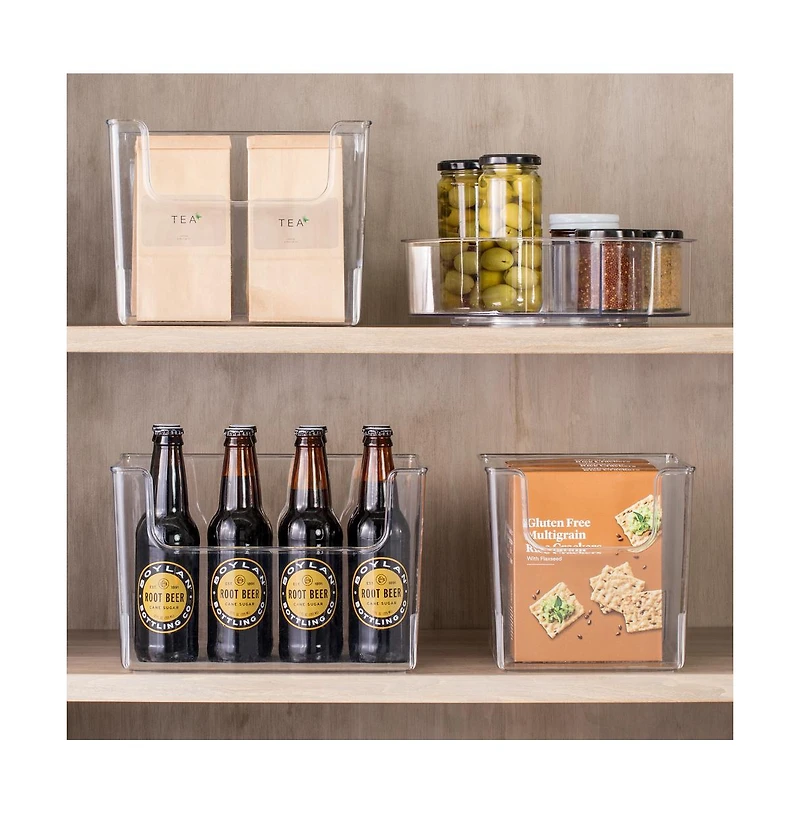 iDesign Large Cube Storage Bin for Pantry or Cabinet