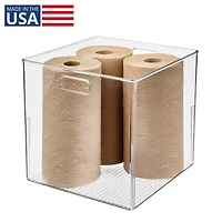 iDesign Large Cube Storage Bin for Pantry or Cabinet