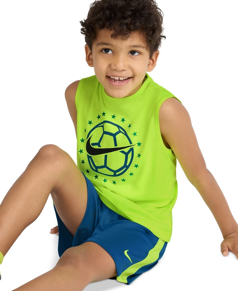 Nike Boys' 4-7 Sleeveless Top and Shorts, 2-Piece Set