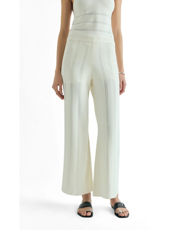 Scalpers Women's Ribbed Detail Pants