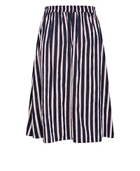 City Chic Women's Holiday Bloom Print Midi Skirt