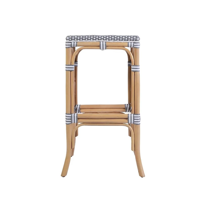 Butler Specialty Laguna Seat Height Rectangular Rattan Backless Bar Stool