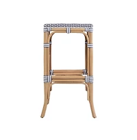 Butler Specialty Laguna Seat Height Rectangular Rattan Backless Bar Stool