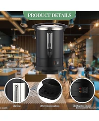 gaomon 18L Large Stainless Steel Coffee Urn with Double Wall Insulation for Wedding, Buffet, Catering, Events, Outdoor Bar
