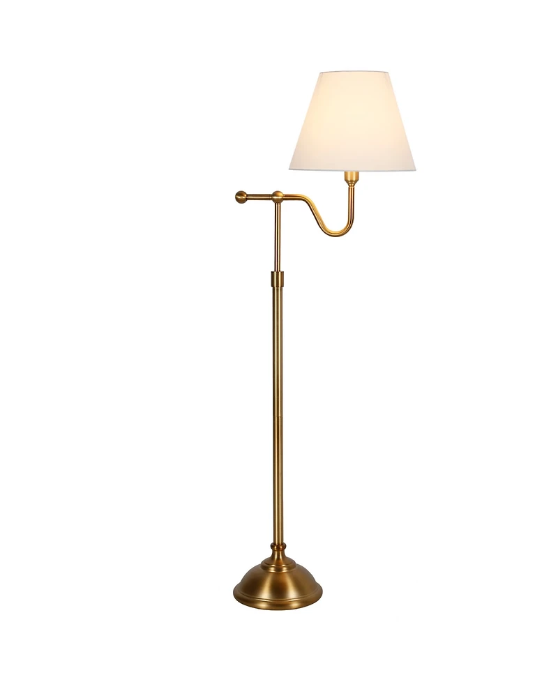 Hudson & Canal Wellesley 63" Metal Tall Floor Lamp