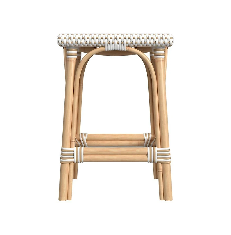 Butler Specialty Riviera Rattan Square 24"H Counter Stool