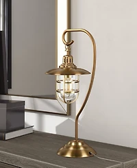 Hudson & Canal Bay 22" Metal Tall Nautical Table Lamp