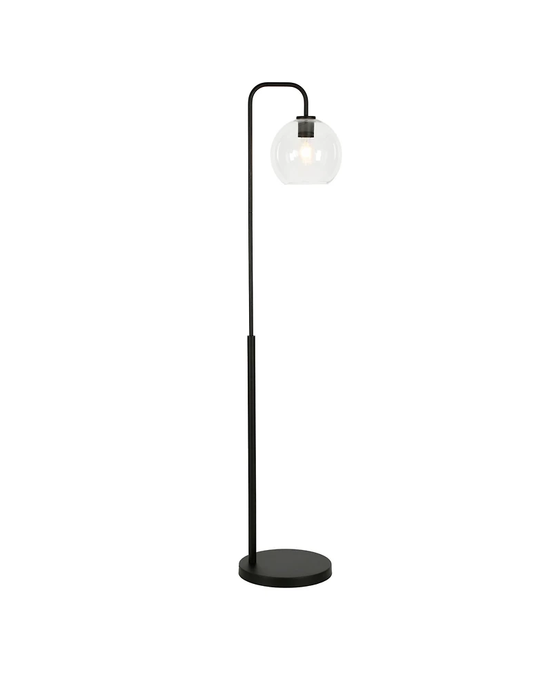 Hudson & Canal Harrison 62" Metal Arc Floor Lamp