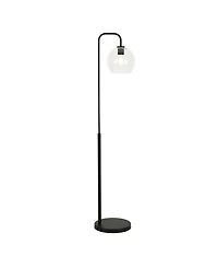 Hudson & Canal Harrison 62" Metal Arc Floor Lamp