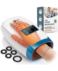 LifePro Hand Massager - for Arthritis and Carpal Tunnel Relief - Hand, Wrist and Fiinger Massager with Heat and Compression