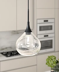 Hudson & Canal Ida 9" Wide Metal Pendant