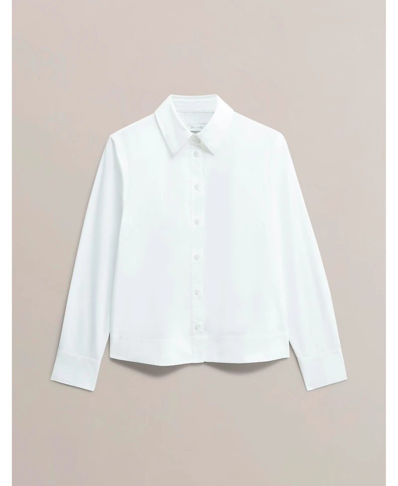 Hobbs London Women's Andie Long Sleeve Button Up Shirt