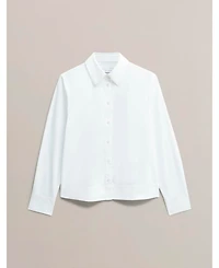 Hobbs London Women's Andie Long Sleeve Button Up Shirt
