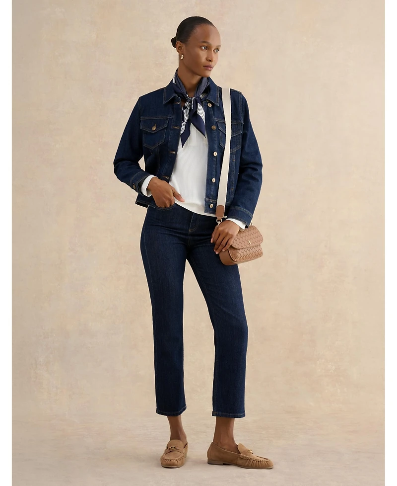 Hobbs London Women's Vivienne Denim Jacket