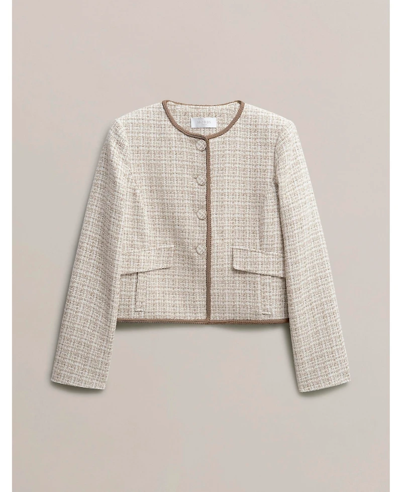 Hobbs London Women's Carey Tweed Jacket