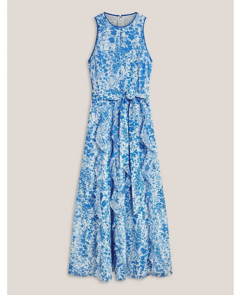 Hobbs London Women's Taryn Floral Ruffle Maxi Dress