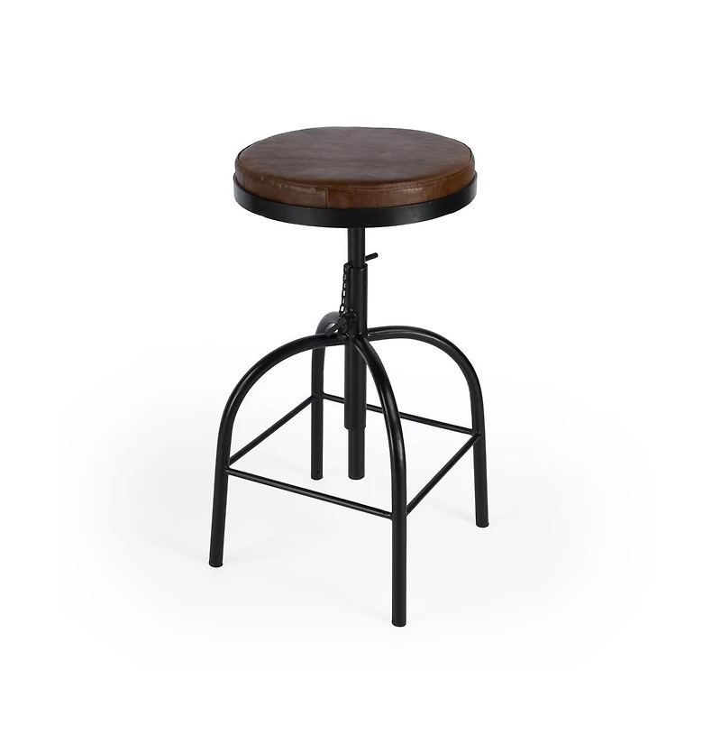 Butler Specialty Clyde Leather 25" Adjustable Bar Stool