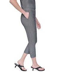 Dkny Petite Houndstooth Millenium Ankle Pants