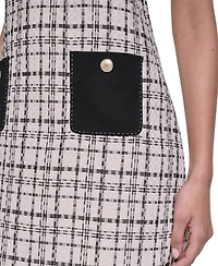 Karl Lagerfeld Paris Women's Sleeveless Shift Dress