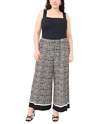 Vince Camuto Plus Mid-Rise Pull-On Pants