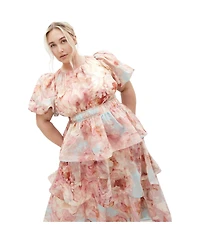 City Chic Women's Heavenly Floral Print Maxi Dress