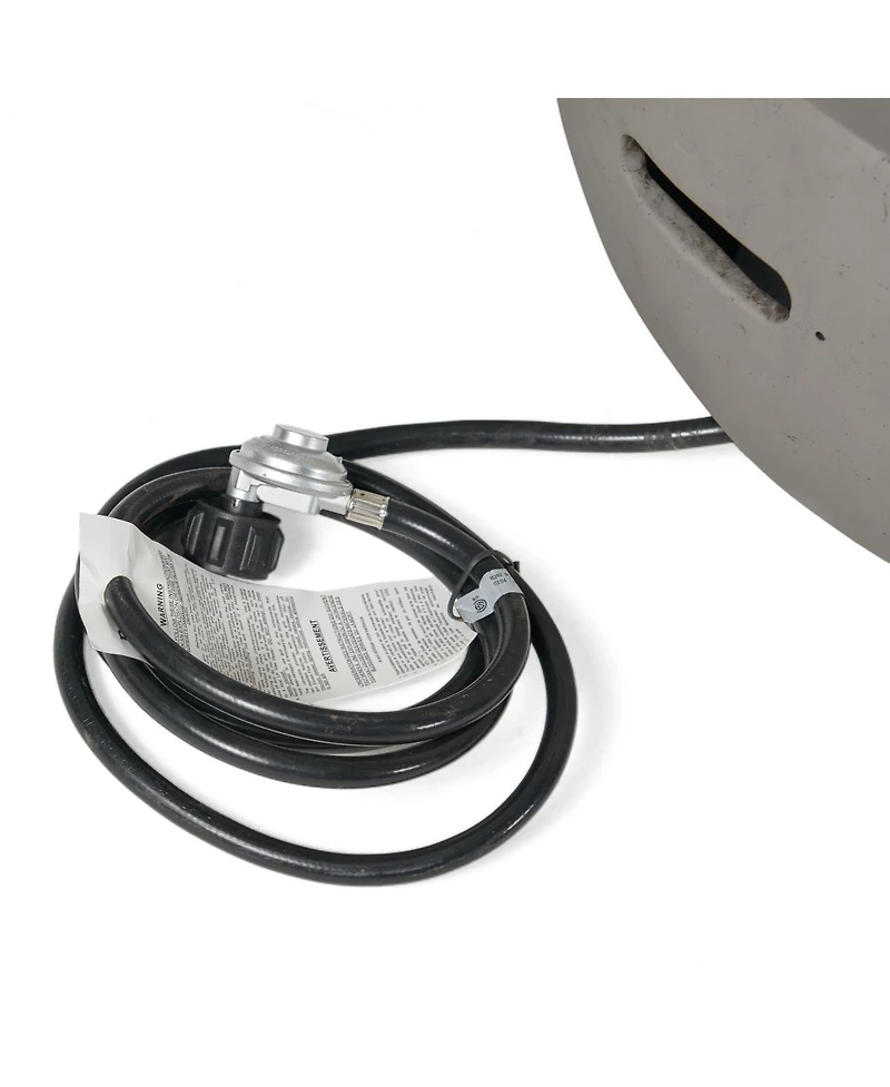 Streamdale Furniture 27" 40,000 Btu Propane Bowl Fire Pit, Light