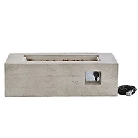 Streamdale Furniture 41.9 inch Propane Fire Pit Set with Tank Cover Table and Accessories