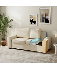 Streamdale Furniture Modern Chenille Loveseat Sofa - Cozy 2-Seater Couch