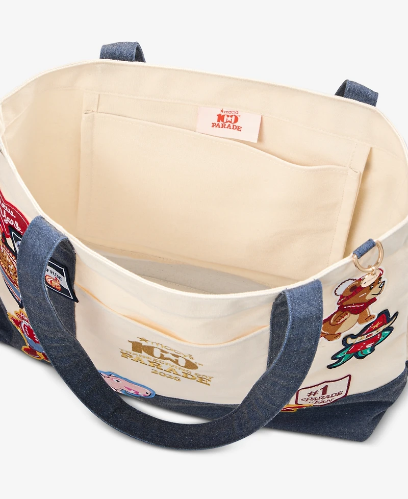 Macy's 100th Thanksgiving Day Parade 2026 Large Character Canvas Tote Bag, Macy's Exclusive
