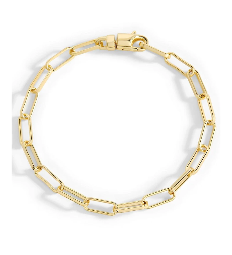 Mint & Lily Open Link Paperclip Chain Bracelet