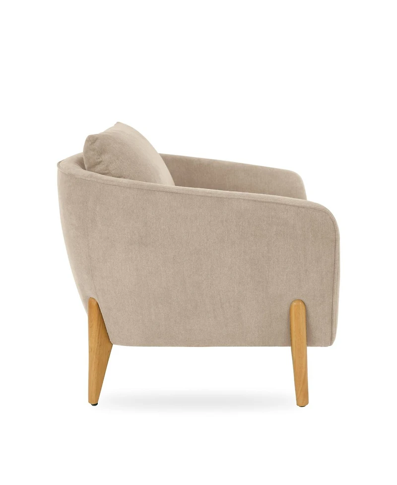 Streamdale Furniture Modern Upholstered Accent Chair with Back Pillow