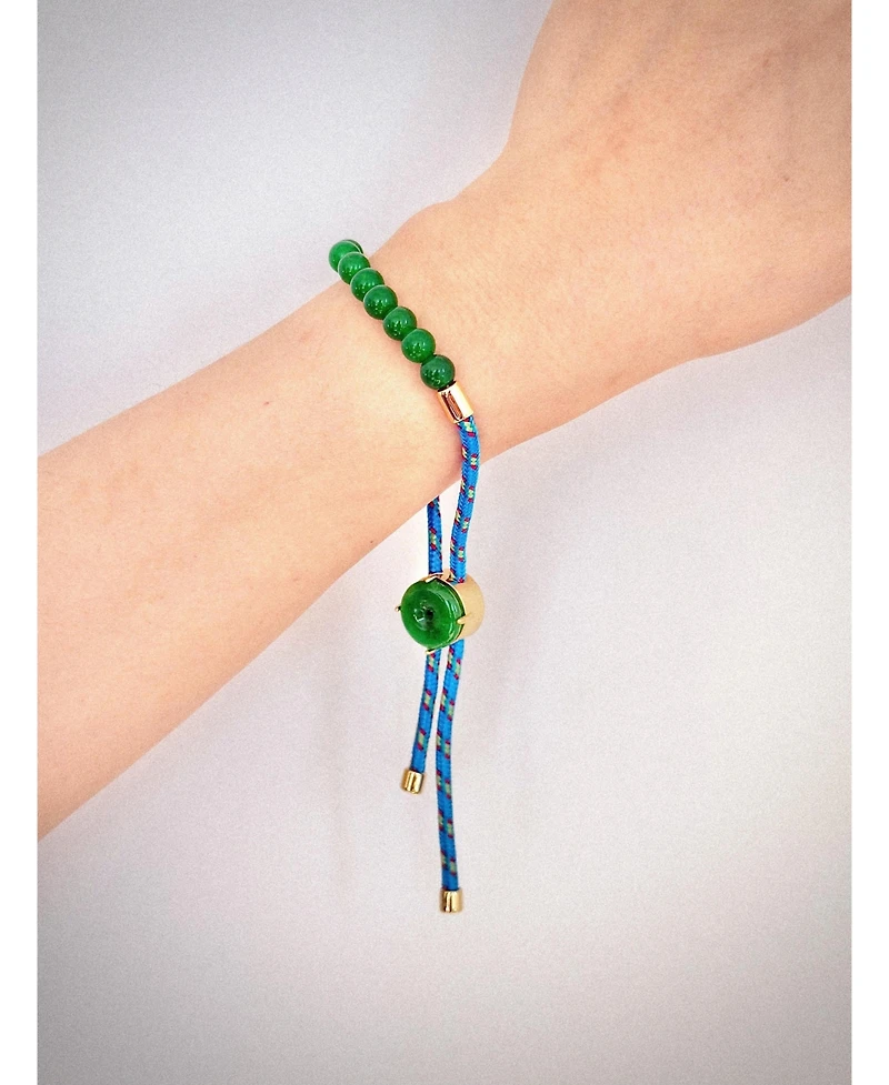 seree Paracord Jade Slider Bracelet