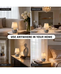 Bell + Howell BetterBeam Collection Cordless Rechargeable Touch 3 Mode Dimmable Led Usb-c Bedside Table Lamp