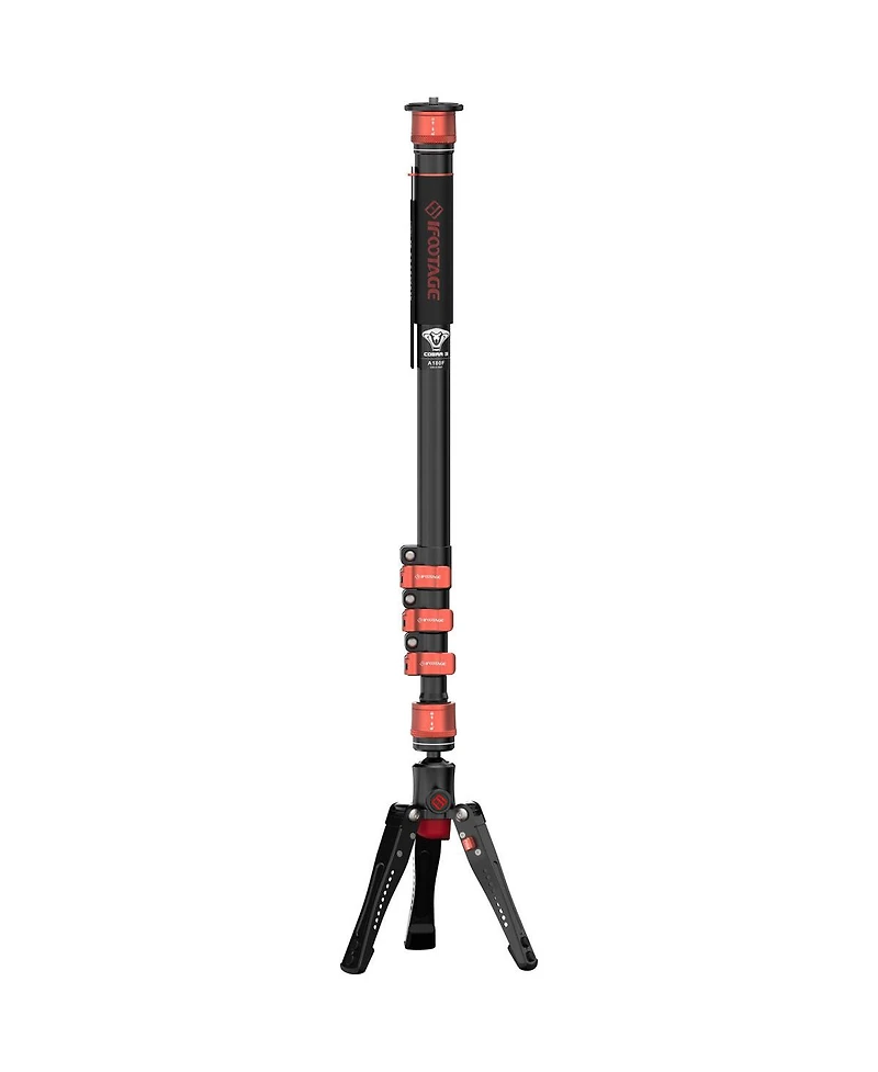 iFootage Cobra 3 CB3 A180F 4-Section Aluminum Monopod with Mini Tripod Base