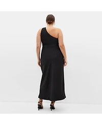 City Chic Women's Joy One Shoulder Maxi Dress