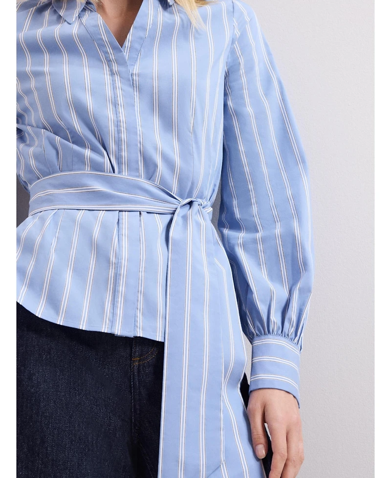 Phase Eight Women's Collared Statement-Belt Shirt