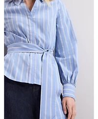 Phase Eight Women's Collared Statement-Belt Shirt
