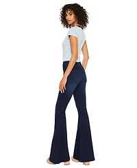 KanCan Women's Jainey High Rise Flare Jeans