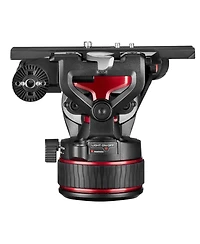 Manfrotto 3-Section Aluminum Twin Leg Tripod with Nitrotech 612 Fluid Video Head and Mid-Level Spreader