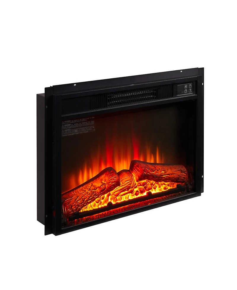Streamdale Furniture 23" Electric Fireplace Insert, 1400W Heater with Remote and Realistic Flame