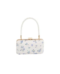Fable England Women's Forget-Me-Not Pearl Handle Clutch